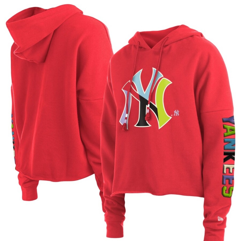 New Era Red Yankees Hoodie